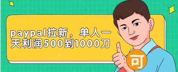 Paypal拉新赚美刀项目，单人一天利润500-1000刀【视频课程】-第一精品资源库