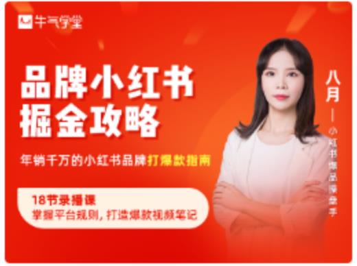 品牌小红书掘金攻略，年销千万的小红书品牌打爆款指南-第一精品资源库
