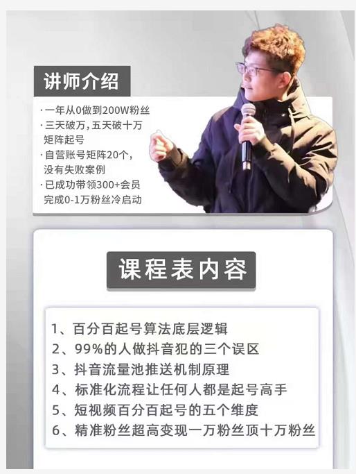 孤狼抖音矩阵2022新课：账号定位/变现逻辑/IP打造/案例拆解-第一精品资源库