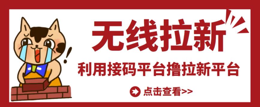 最新接码无限拉新项目，利用接码平台赚拉新平台差价，轻松日赚500+-第一精品资源库