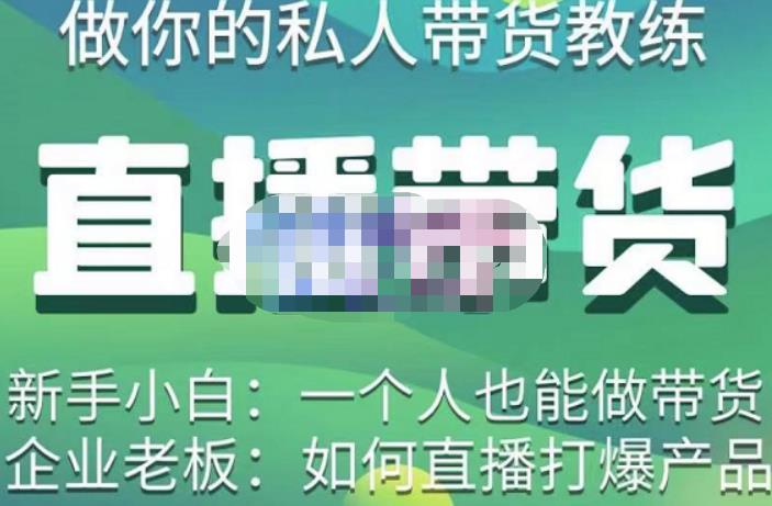 硬核传媒·直播带货（私人教练），实操实战教学，通俗易懂，学完后新手小白一个人也能做带货-第一精品资源库