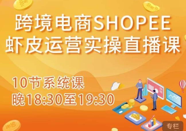 跨境电商Shopee虾皮运营实操直播课，从零开始学，入门到精通（10节系统课）-第一精品资源库