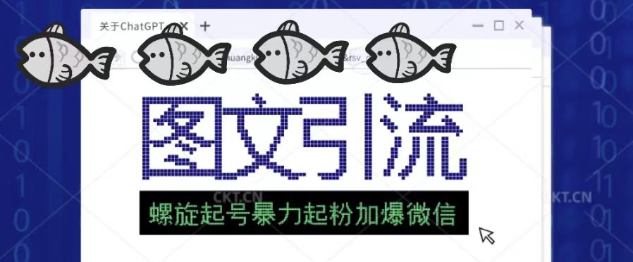 2023年价值1980的图文引流创业粉螺旋起好技术暴力起粉加爆微信-第一精品资源库