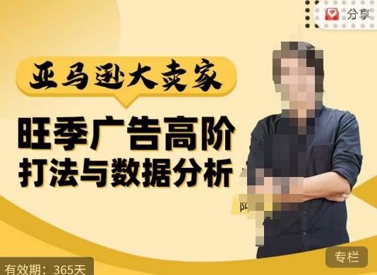 阿甘·亚马逊大卖家广告高阶打法与数据分析，走出传统广告误区；揭秘大卖惯用打法；数据驱动广告决策-第一精品资源库