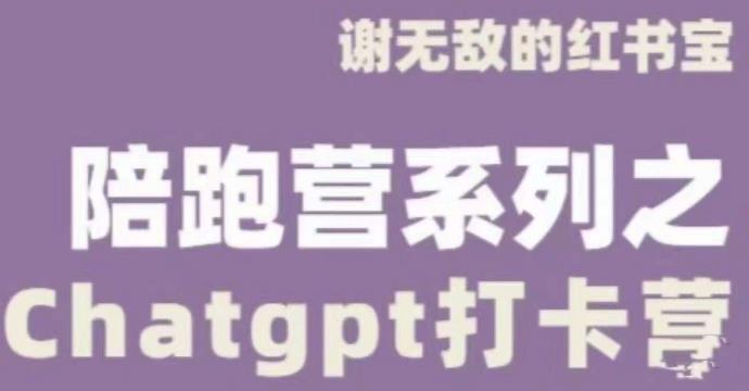 谢无敌ChatGPT打卡营，教你更好地使用ChatGPT来提高工作效率-第一精品资源库