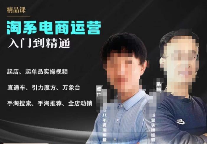 2023手淘搜索实操课+体系化课程，​起店起单品实操视频课程-第一精品资源库