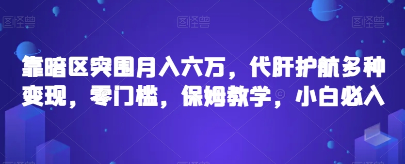 靠暗区突围月入六万，代肝护航多种变现，零门槛，保姆教学，小白必入【揭秘】-第一精品资源库