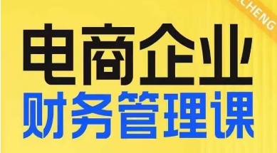 电商企业财务管理线上课，为电商企业规划财税-第一精品资源库