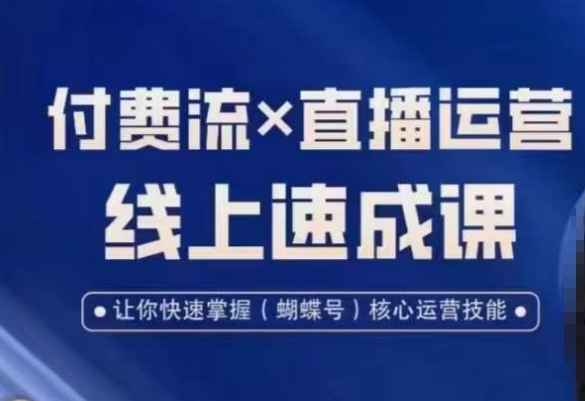 视频号付费流实操课程，付费流✖️直播运营速成课，让你快速掌握视频号核心运营技能-第一精品资源库