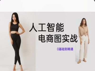 人工智能SD电商图实战，ai绘图0基础到精通-第一精品资源库