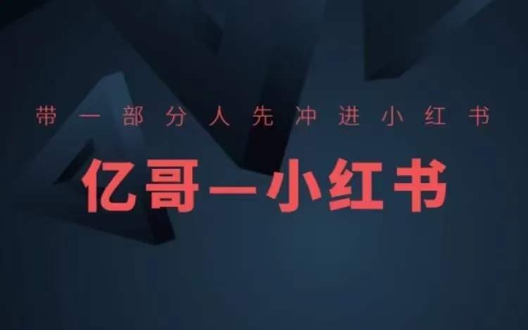 ​​带一部分人先冲进小红书，小红书开店、选品、爆款裂变-第一精品资源库